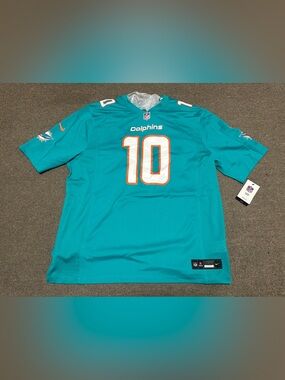 Miami Dolphins Tyreek Hill #10 Nike Jersey Men’s 2XL XXL Aqua Engineered NFL